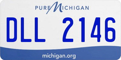 MI license plate DLL2146
