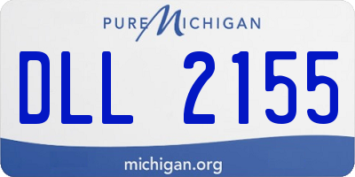 MI license plate DLL2155