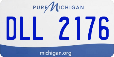 MI license plate DLL2176