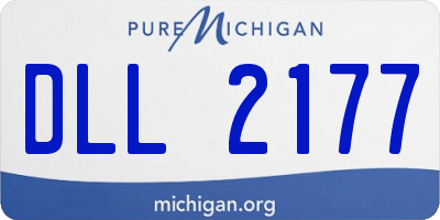 MI license plate DLL2177