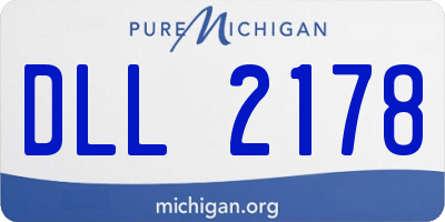 MI license plate DLL2178
