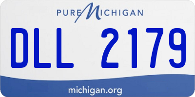 MI license plate DLL2179