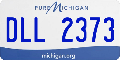 MI license plate DLL2373