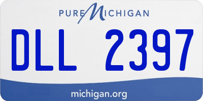 MI license plate DLL2397