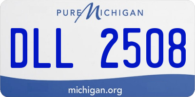 MI license plate DLL2508