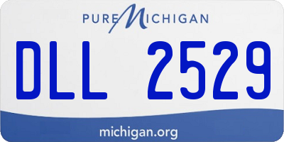 MI license plate DLL2529