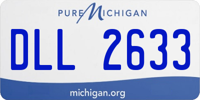 MI license plate DLL2633