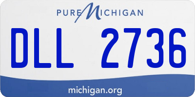 MI license plate DLL2736