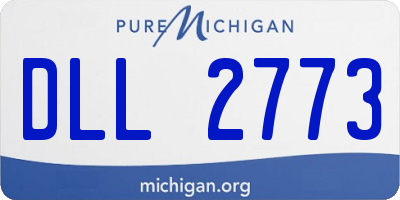 MI license plate DLL2773