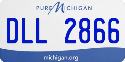 MI license plate DLL2866