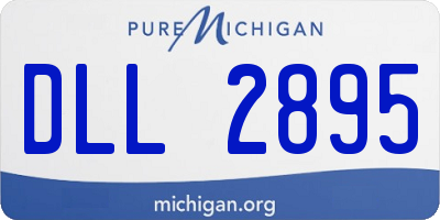 MI license plate DLL2895
