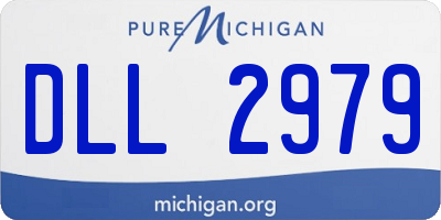 MI license plate DLL2979