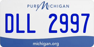 MI license plate DLL2997