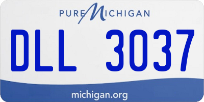 MI license plate DLL3037