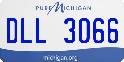 MI license plate DLL3066