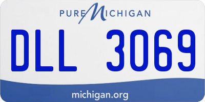 MI license plate DLL3069