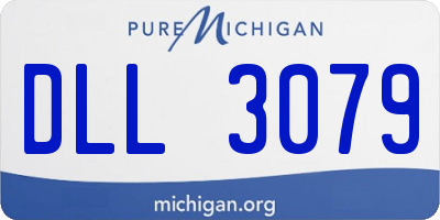 MI license plate DLL3079