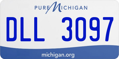 MI license plate DLL3097