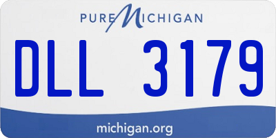 MI license plate DLL3179