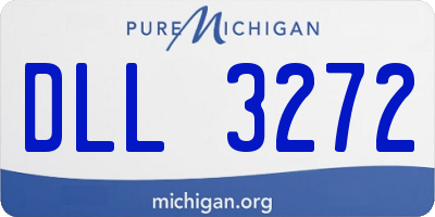 MI license plate DLL3272