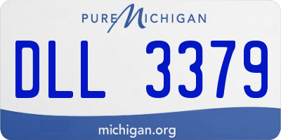 MI license plate DLL3379