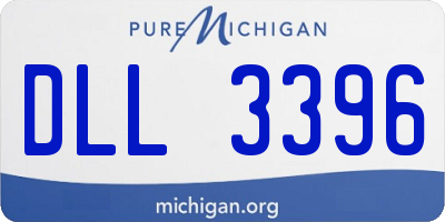 MI license plate DLL3396