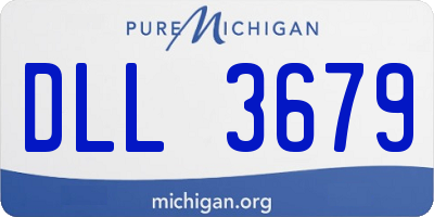 MI license plate DLL3679