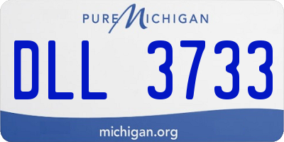 MI license plate DLL3733