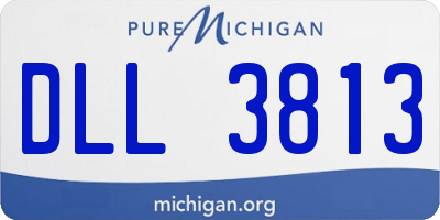 MI license plate DLL3813