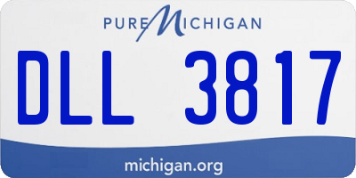 MI license plate DLL3817