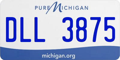 MI license plate DLL3875