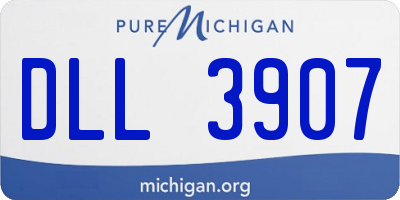 MI license plate DLL3907