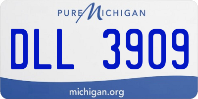 MI license plate DLL3909