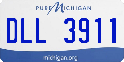 MI license plate DLL3911