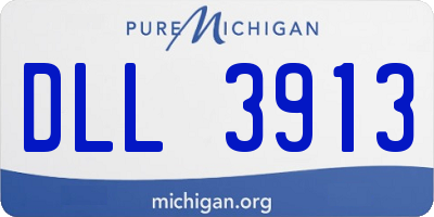MI license plate DLL3913