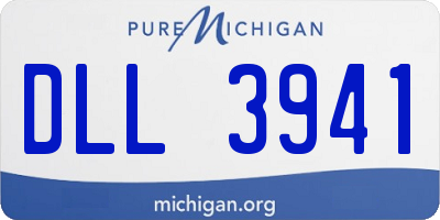 MI license plate DLL3941