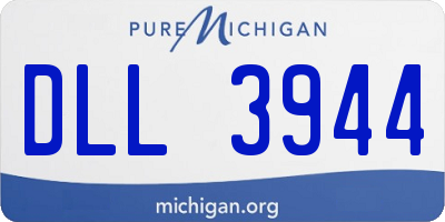 MI license plate DLL3944