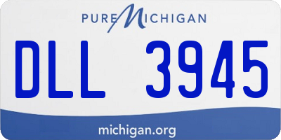 MI license plate DLL3945