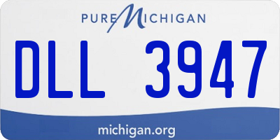 MI license plate DLL3947