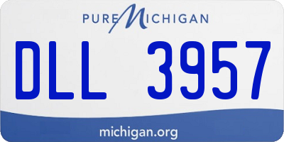 MI license plate DLL3957