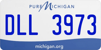 MI license plate DLL3973