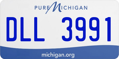 MI license plate DLL3991