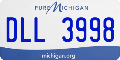 MI license plate DLL3998