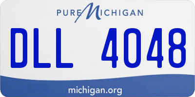 MI license plate DLL4048