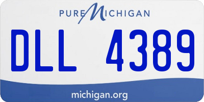 MI license plate DLL4389