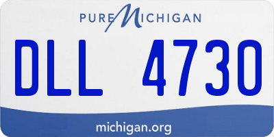 MI license plate DLL4730