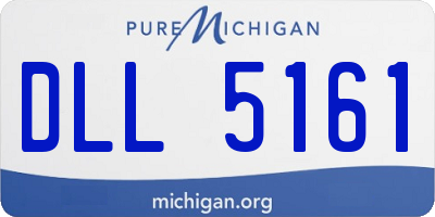 MI license plate DLL5161