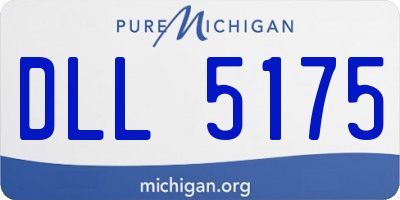 MI license plate DLL5175