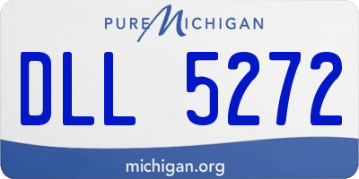 MI license plate DLL5272