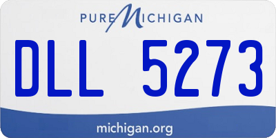 MI license plate DLL5273